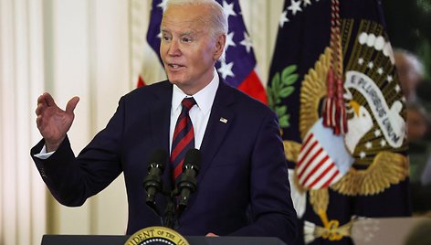 Kadenciją baigiantis JAV prezidentas Joe Bidenas / Evelyn Hockstein / REUTERS