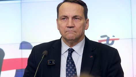 Lenkijos užsienio reikalų ministras Radoslawas Sikorskis / Fot.Tedi/Newspix.Pl / ZUMAPRESS.com