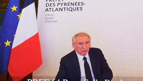 F. Bayrou posėdyje / LUDOVIC MARIN / via REUTERS