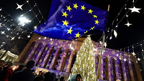 Protestai Sakartvele / GIORGI ARJEVANIDZE / AFP