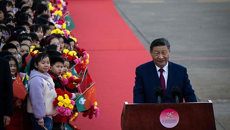 Xi Jinpingas Makao / EDUARDO LEAL / AFP