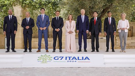 Didžiojo septyneto (G-7) lyderiai Italijoje / Sintesi/SIPA / Sintesi/SIPA