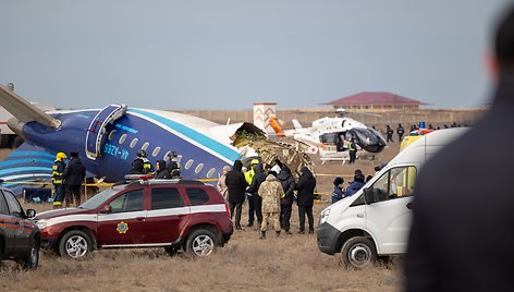 Bendrovės „Azerbaijan Airlines“ lėktuvo katastrofa / Isa Tazhenbayev / ZUMAPRESS.com