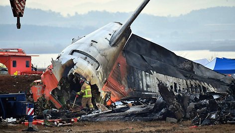 Pietų Korėjos oro bendrovės „Jeju Air“ lėktuvo katastrofa / CHINE NOUVELLE/SIPA / CHINE NOUVELLE/SIPA