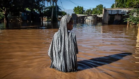 Potvyniai Kenijoje / LUIS TATO / AFP