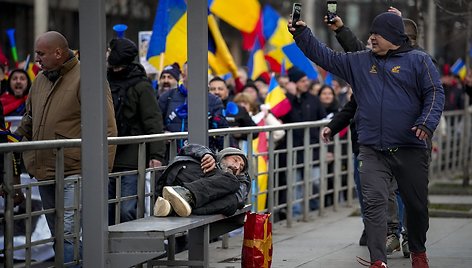 Protestai Bukarešte / Vadim Ghirda / AP