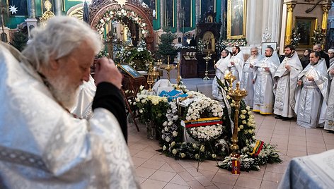 Metropolito Chrizostomo laidotuvės / BNS nuotr.