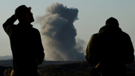 Izraelio kariai Gazos Ruože / Kai Pfaffenbach / REUTERS