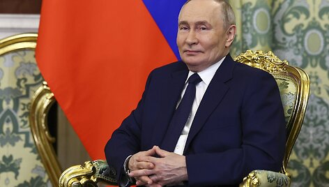 Rusų prezidentas Vladimiras Putinas / Evgenia Novozhenina / AP