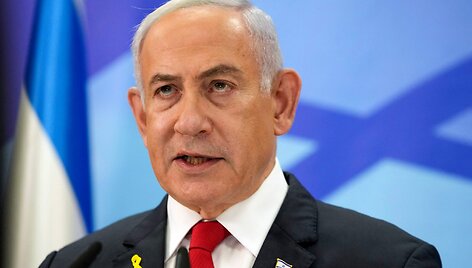 Izraelio ministras pirmininkas Benjaminas Netanyahu / MAYA ALLERUZZO / AFP