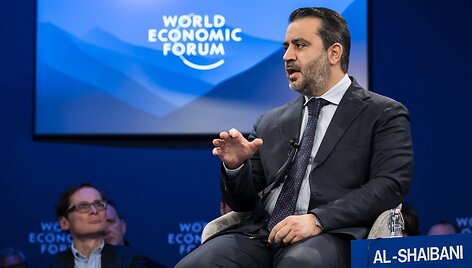 Sirijos užsienio reikalų ministras Asaadas al Shaibani / FABRICE COFFRINI / AFP