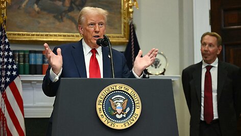JAV prezidentas Donaldas Trumpas / JIM WATSON / AFP