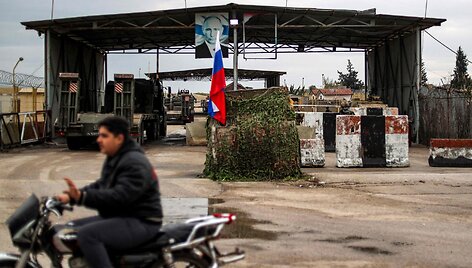 Rusijos karinė bazė Hmeimime / AAREF WATAD / AFP