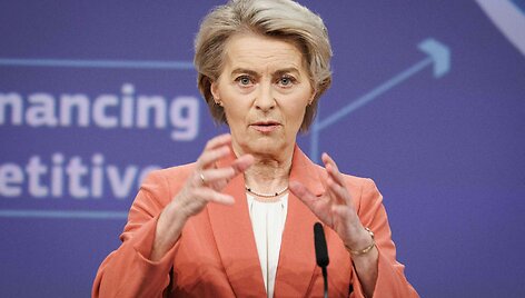 Europos Komisijos (EK) pirmininkė Ursula von der Leyen / SIMON WOHLFAHRT / AFP