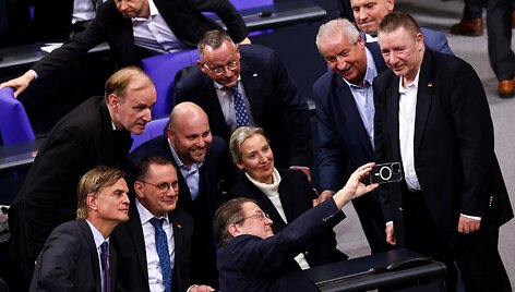 kra&scaron;tutinių de&scaron;iniųjų partija &bdquo;Alternatyva Vokietijai&ldquo; (AfD) / Liesa Johannssen / REUTERS
