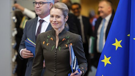 ES užsienio politikos vadovė Kaja Kallas / Geert Vanden Wijngaert / AP