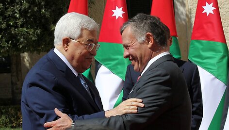 M. Abbasas su Abdullah II / POOL / REUTERS