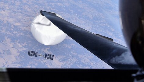 Kinijos sekimo balionas / US AIR FORCE / US Air Force via Reuters