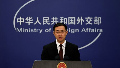 Kinijos užsienio reikalų ministerijos atstovas spaudai / Tingshu Wang / REUTERS
