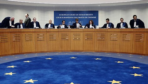 Europos žmogaus teisių teismas / FREDERICK FLORIN / AFP