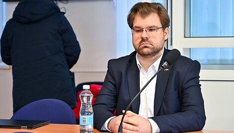Kristijonas Barto&scaron;evičius teisme / Paulius Židonis / BNS nuotr.