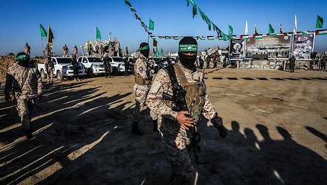 &bdquo;Hamas&ldquo; kovotojai / Abed Rahim Khatib / dpa/picture-alliance
