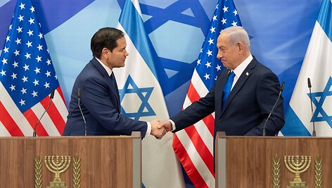 M. Rubio su Izraelio premjeru / Ohad Zwigenberg/POOL/SIPA / Ohad Zwigenberg/POOL/SIPA
