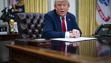 JAV prezidentas Donaldas Trumpas / Al Drago - Pool via CNP / picture alliance / Consolidated News Photos