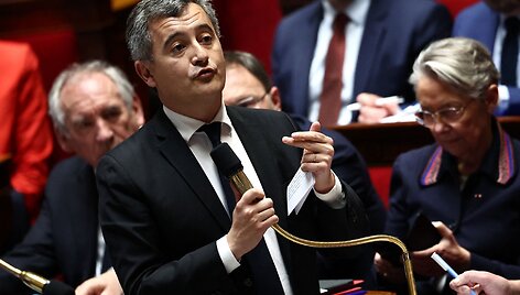 Geraldas Darmaninas / ANNE-CHRISTINE POUJOULAT / AFP