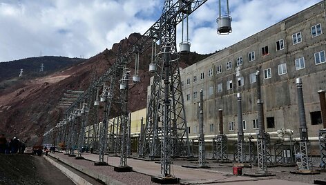 Hidroelektrinės statyba Tadžikijoje / - / AFP