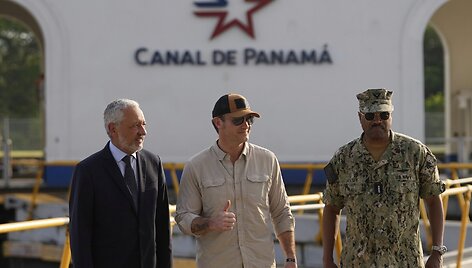 P. Hegsethas Panamoje / Matias Delacroix / AP