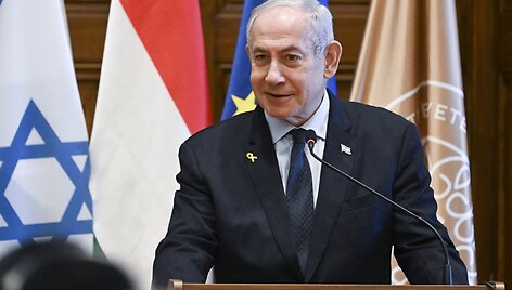 Izraelio ministras pirmininkas Benjaminas Netanyahu / Tibor Illyes / AP