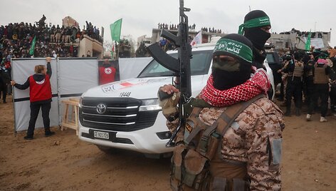 &bdquo;Hamas&ldquo; kovotojai / EYAD BABA / AFP