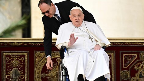 Popiežius Pranci&scaron;kus / TIZIANA FABI / AFP