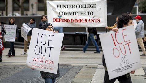 Studentai proteste Niujorke / Michael Nigro/PACIFIC PRE/SIPA / Michael Nigro/PACIFIC PRE/SIPA