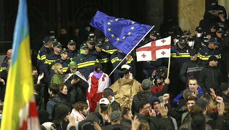 Protestai Sakartvele / Zurab Tsertsvadze / AP