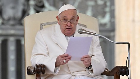 Popiežius Pranciškus / ANDREAS SOLARO / AFP