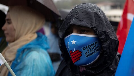 Uigūrų demonstracija / UMIT BEKTAS / REUTERS