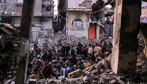 Gazos Ruožas / BASHAR TALEB / AFP