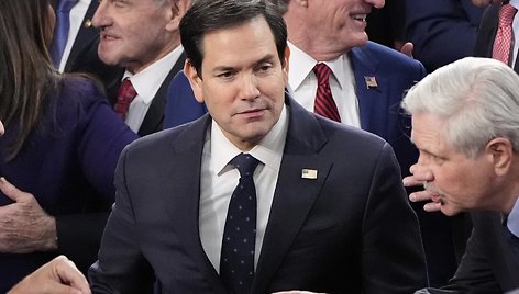 JAV valstybės sekretorius Marco Rubio / Alex Brandon / AP