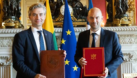 Atnaujintas Lietuvos ir Prancūzijos partnerystės veiksmų planas / URM nuotr.