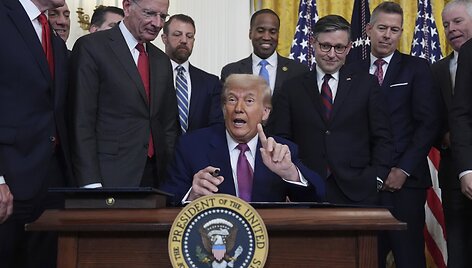 Donaldas Trumpas / Evan Vucci / AP