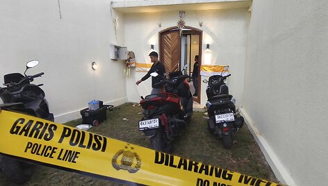 Policija tiria &scaron;audymo incidentą Balyje /  / AP