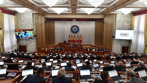 Parlamentas Bi&scaron;keke / VYACHESLAV OSELEDKO / AFP