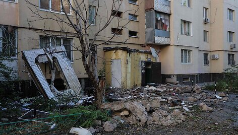 Rusų ataka Odesoje / OLEKSANDR GIMANOV / AFP