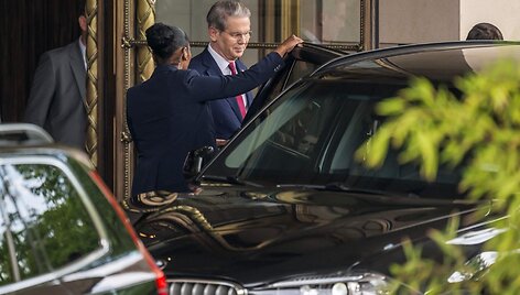 Scottas Bessentas Ženevoje / FABRICE COFFRINI / AFP