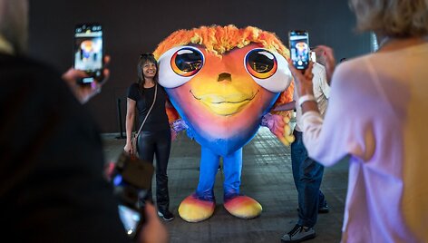 &bdquo;Eurovizijos&ldquo; talismanas Lumo / FABRICE COFFRINI / AFP