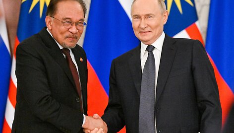 Anwaras Ibrahimas su Rusijos prezidentu Vladimiru Putinu / Kristina Kormilitsyna / ZUMAPRESS.com