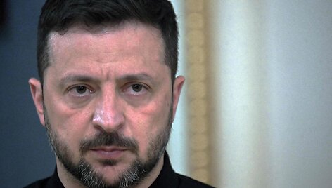 Volodymyras Zelenskis / SERGEI SUPINSKY / AFP