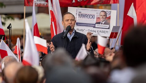 Lenkijos rinkimų kandidatas Karolis Nawrockis / Piotr Jagielowicz / ZUMAPRESS.com